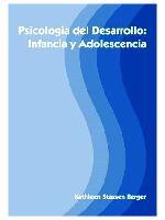 Psicología del Desarrollo: Infancia y Adolescencia